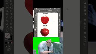 Adobe Illustrator 2026 - Tips for creating a 3D Green Apple like a PRO #short