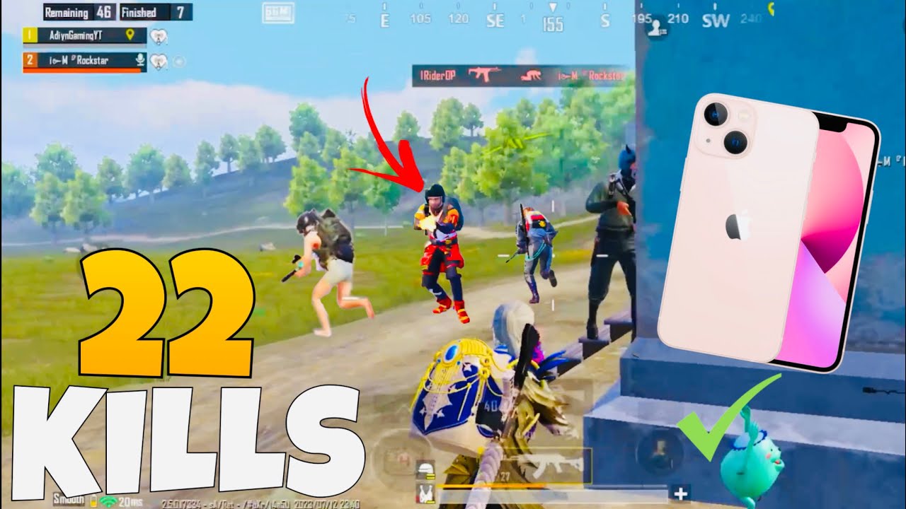 BEST GAMING PHONE EVER 2023 | IPHONE 13 GAMING TEST / REVIEW / BATTERY TEST | ADIYN GAMING