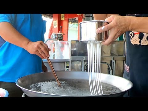 Handmade Vermicelli Shaved Ice手工QQ粉條製作 - Taiwanese Street Food