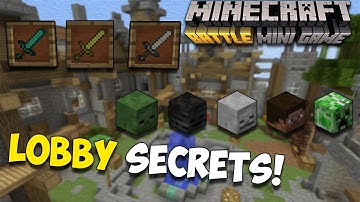 Minecraft Mini Games Lobby/Waiting Room Secrets!