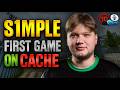s1mple Returns to CACHE – FIRST GAME on FACEIT | Highlights! CS2