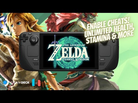 HOW TO ENABLE CHEATS IN ZELDA TEARS OF THE KINGDOM | Steam Deck | Ryujinx Guide