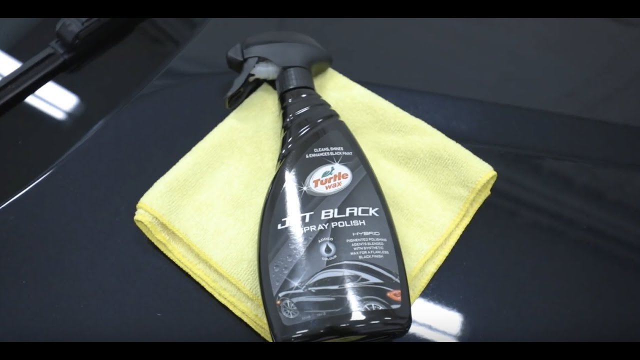 New Hybrid Jet Black Spray Polish | Turtle Wax
