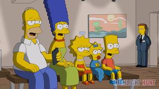 The Simpsons - S26E10 - The Man Who Came To Be Dinner Couch Gag