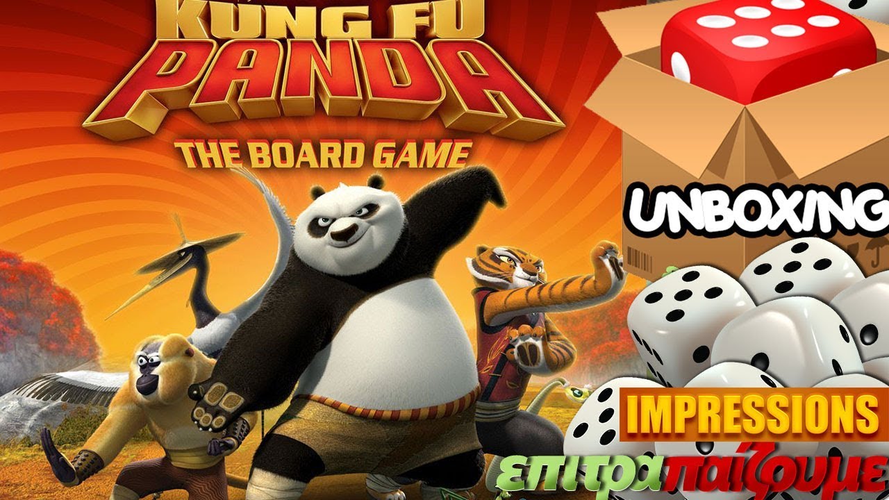 Kung Fu Panda The Board Game - Unboxing & Impressions by Epitrapaizoume ...