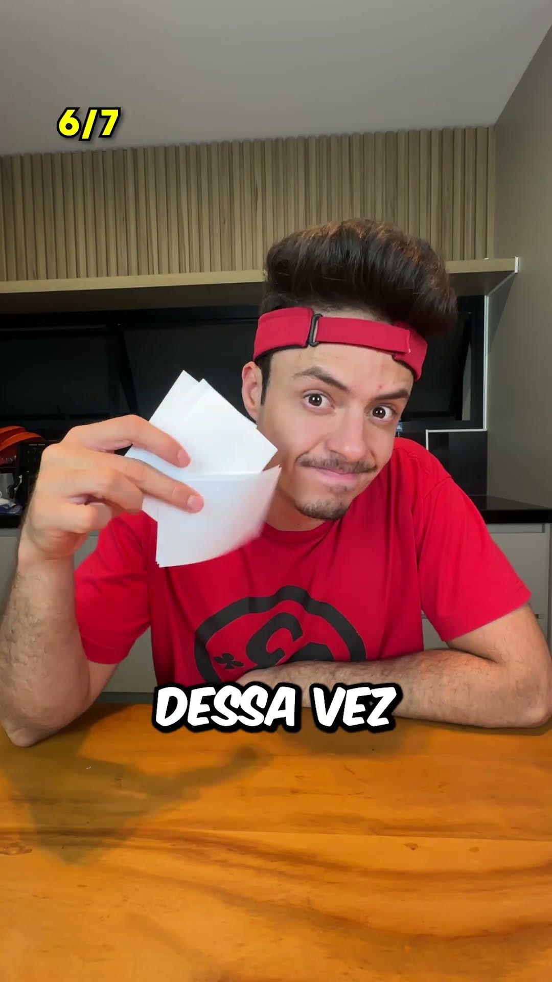 É IMPOSSIVEL CORTAR ESSE PAPEL 7 VEZES! #shorts