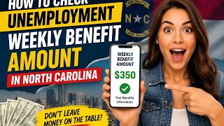 How to check unemployment weekly benefit amount in North Carolina