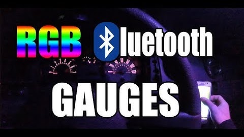 DIY Instructional - RGB Bluetooth Gauges