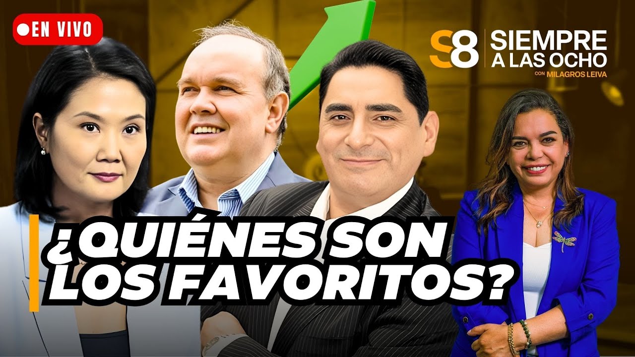 🟡 AVANZA LA CARRERA ELECTORAL: LÓPEZ ALIAGA Y KEIKO SUBEN, ÁLVAREZ APARECE | 