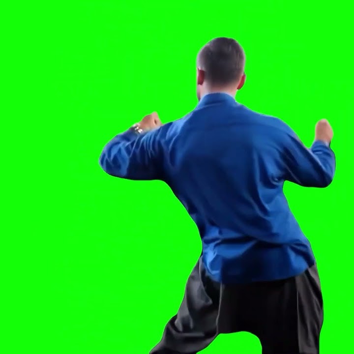 Blue Shirt Guy Dancing meme - Green Screen