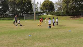 Dribbling Warm up #1 U5 U7 1,2,3 turns and Ice Monster