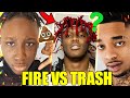 FIRE YOUTUBE RAPPERS VS TRASH YOUTUBE RAPPERS!