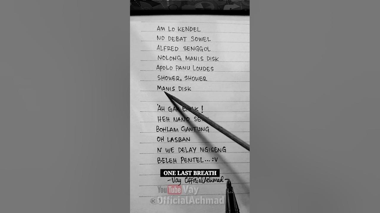 Creed - One Last Breath | Yang Ku Dengar #lirikparodi