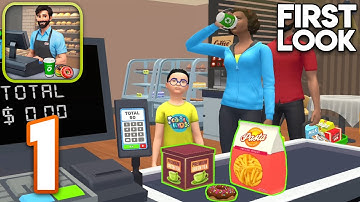 Bakery Supermart Simulator - Walkthrough Gameplay Part 1 - Tutorial (Android)