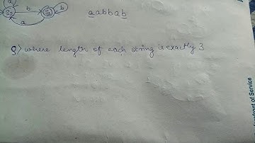 DFA - each string of length 3 characters