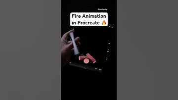 Can You Animate Fire in Procreate? 🤯 #procreate #animation