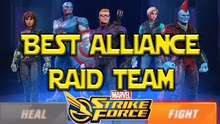 Best Team For Alliance Raid | Marvel Strike Force
