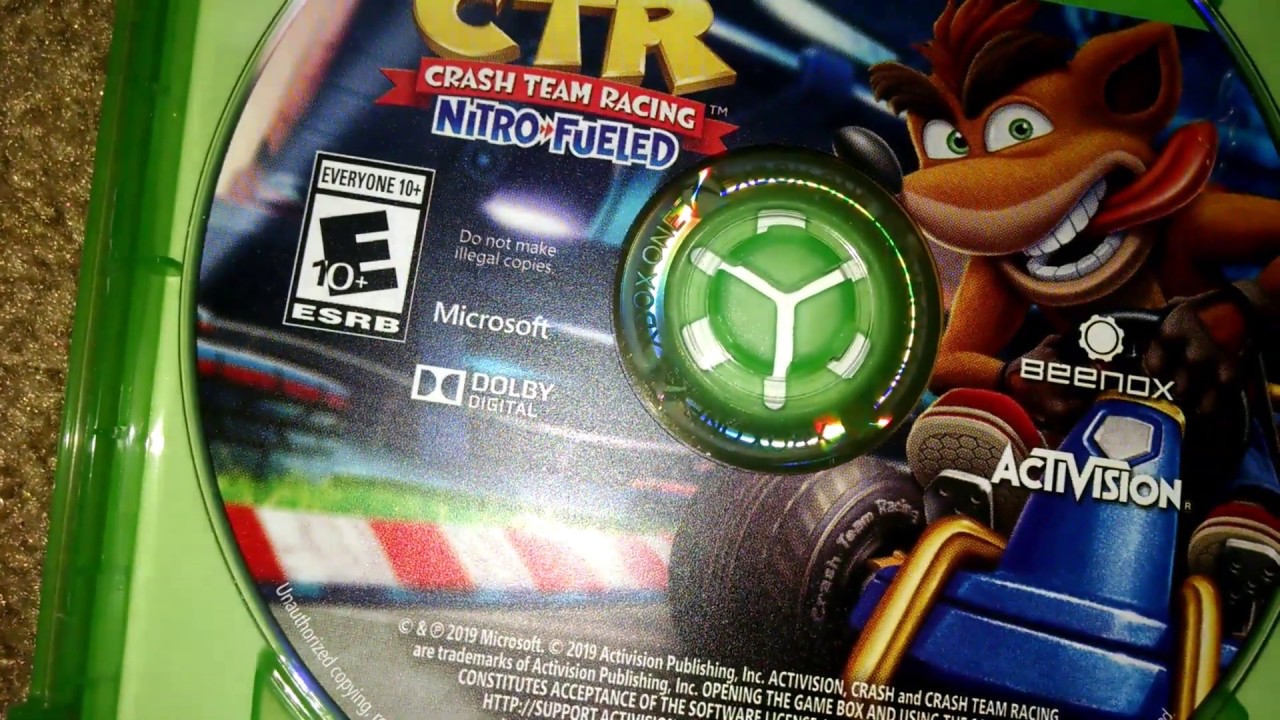 Crash Team Racing Nitro fueled Xbox One Unboxing YouTube