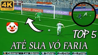 Top 5 Dribles E Jogadas Que Até Sua Vó Faria No Bomba Patch E Pes Ps2 Pt 01