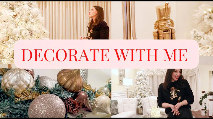 DECORATE WITH ME FOR CHRISTMAS! | Elegant Decor