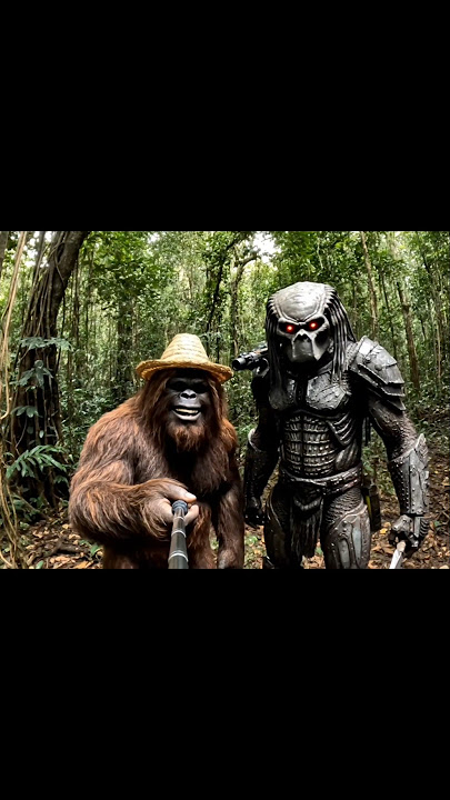 Billy Bigfoot meets The Predator | Shady Tales #funny #shorts #bigfoot #vlog
