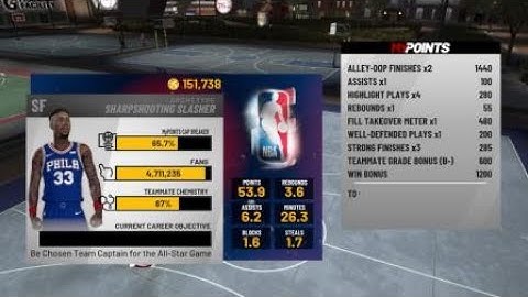 2k19 Slashing Sharp 92 overall in the park grinding