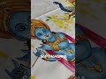 Vishu Special Hand Painted Saree | Krishna &amp; Peacock Design Kerala Saree 🦚🌼