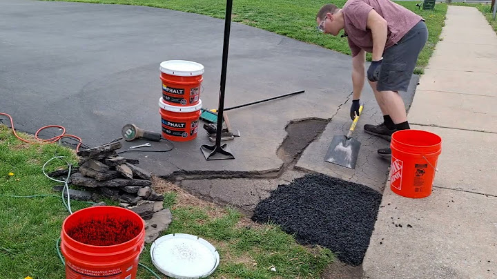 How to Repair Asphalt Pothole in Driveway Quick and Easy with Aquaphalt