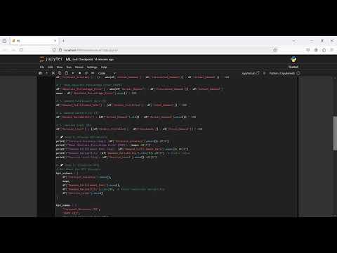 Supply Chain Analysis with Python 33 Top 5 Demand Planning KPIs and How to Calculate Them