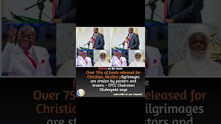 Over 75% of funds released for Christian, Muslim pilgrimages are st%len by pastors and Imams ~ EFCC