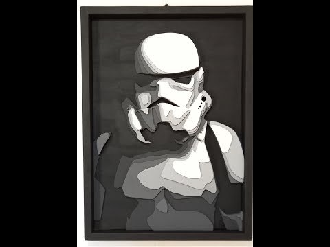 StormTrooper Estilo Capas CNC