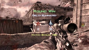 MW3 Failed QuickScope Into 360 Throwing Knife Final Killcam!