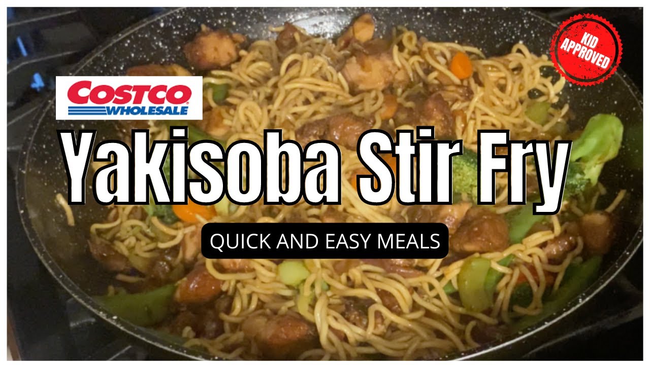 Costco Yakisoba Stir Fry Quick Meals Very Good Buy YouTube