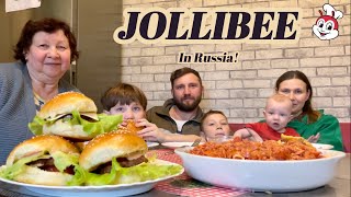 WE’V COOKED JOLLIBEE MENU IN RUSSIA! Burger steak, Jolly Spaghetti, Champ Burger!