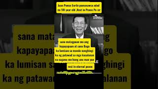 Celebrity Juan Ponce Enrile pumanaw na#died#restinpeace#juanponceenrile#trending#shortsviral#shorts#viral Wealth