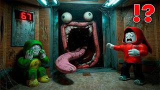 JJ and Mikey Elevator of Fun !? (Maizen Roblox)