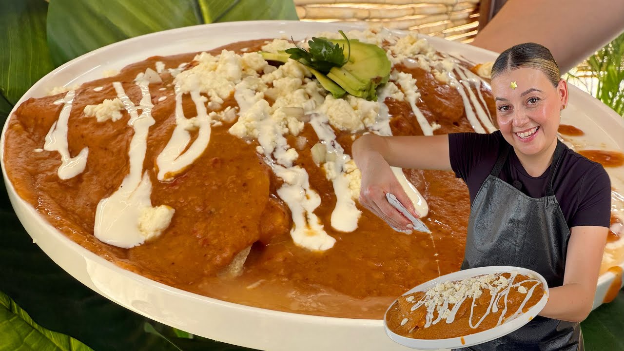 Así Se Hacen las Enfrijoladas Caseras | Con Queso y Sazón Mexicano