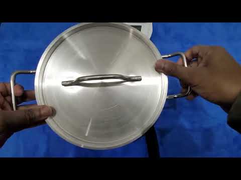 Falaja Large Stock Pot Stainless Steel Cooking Pot Review Nice Pot But It Needs Lots Of Refineme 