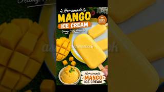 🍨 Just 4 ingredients Homemade Mango Ice Cream🤩 |trending| Summer special |