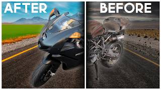 видео: От сгоревшего Ducati до выставочного красавца! картинка: От сгоревшего Ducati до выставочного красавца!