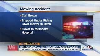 Bartholomew Co. Man involved in mowing accident