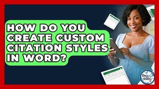 How Do You Create Custom Citation Styles In Word - Docs and Sheets Pro