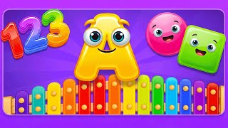 Preschool Learning activities for 3 year olds at home | Learn ABC Phonics Shapes Numbers Colors 🌈 screenshot 2