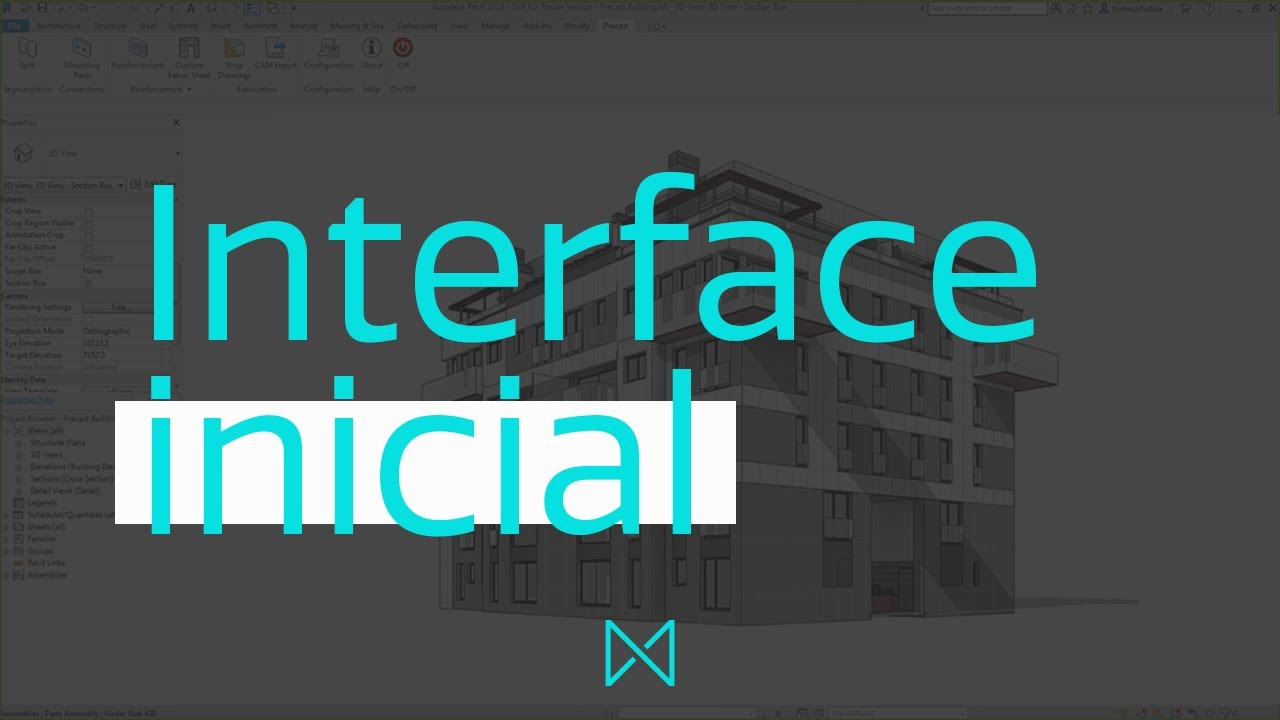 REVIT - AULA 1 - INTERFACE INICIAL - YouTube