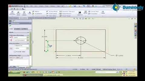 Engineering - Creating a Simple Drawing in Solidworks (Andrew Leroy)
