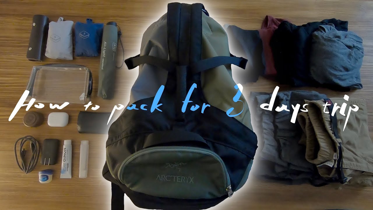 ARC’TERYX × BEAMS SEBRING / How to Pack for 3 Days Trip - Backpacking:vol.12