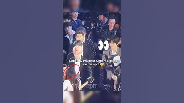 Tae🐻 and Jimin🐥 cute reaction😆 to Priyanka Chopra kissing moment🤭#bts #taehyung #shorts