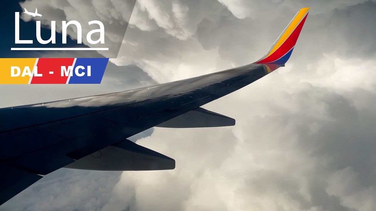 Southwest Airlines Boeing 737700 Flight From Dallas to Kansas City