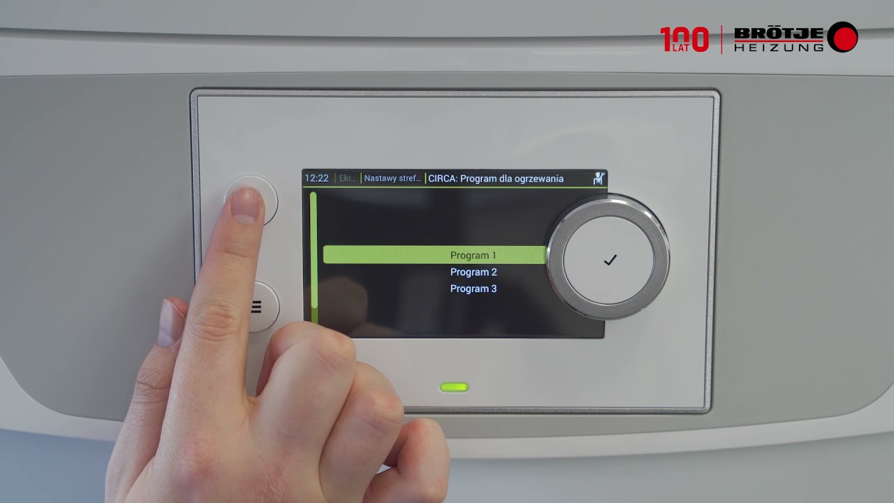 Pompa Ciepła BRÖTJE Split-K C - ustawienia Regulatora