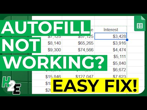How to Autofill in Google Sheets